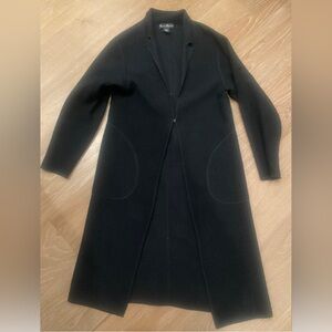 Mercer & Madison Wool Jacket, Size XL, black maxi length
